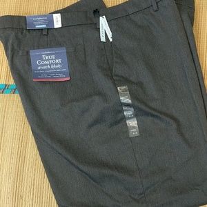 Men's new true Comfort stretch gray khaki 44x32